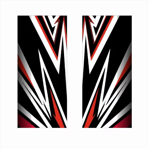 2 darabos ajtóoszlopokra való dekormatrica szett, nagy felbontású öntapadós nyomtatás, méretek 2 db x 50 x 22 cm, kód: AVX-SSU-29