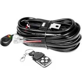   LED projektorok bekötése távirányítóval, stroboszkóp funkciókkal, relékkel és biztosítékokkal, 12 V-os tápegységgel