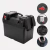 Cutie Ermetica SMART pentru baterie auto, multifunctionala cu terminale externe, voltmetru, pentru calatorii, camping, ambarcatiuni, rulote