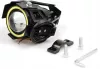 Proiector LED cu Lupa, Angel Eye ALB si Devil Eye RED, alimentare 12V, pentru Off-Road, ATV, SSV, UTV
