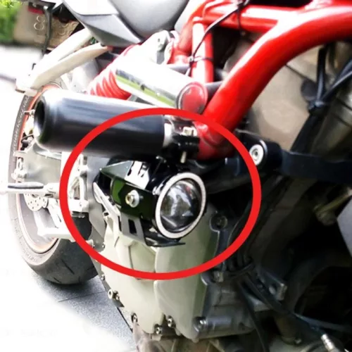 LED projektor s lupou, Angel Eye WHITE a Devil Eye RED, s 12V napájaním, pre terénne vozidlá, štvorkolky, SSV a UTV