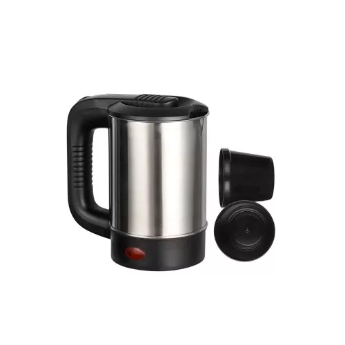 Elektromos termosz, autós vízforraló 2 csészével, 12V tápegység, teljesítmény 250W, űrtartalom 500ml