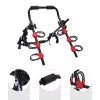 Suport auto pentru transport 3 biciclete, capacitate 58 kg, montaj rapid prin curele