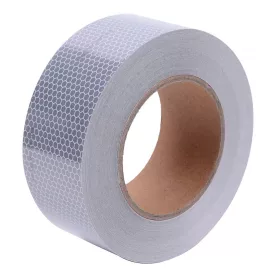   Méhsejtes öntapadó fényvisszaverő szalag - ALBA (tekercs 5cm x 25m)