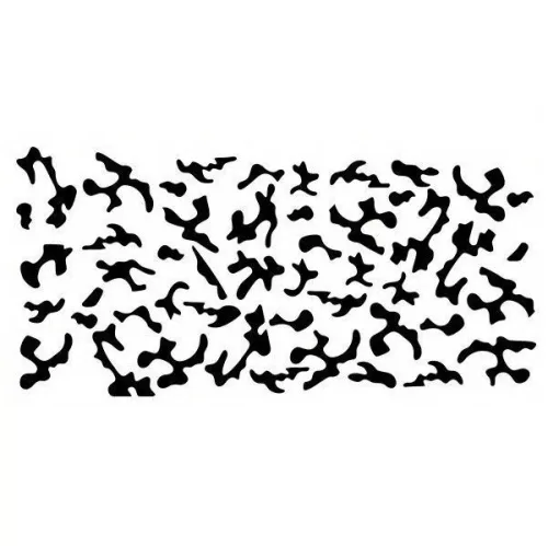 2 db öntapadós Tuning matrica szett két színben, "Paint Stains" modell, méret 97 x 47 cm, szín fekete + fehér