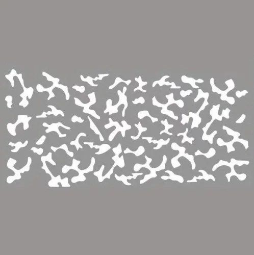 2 db öntapadós Tuning matrica szett két színben, "Paint Stains" modell, méret 97 x 47 cm, szín fekete + fehér