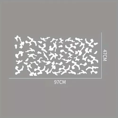 2 db öntapadós Tuning matrica szett két színben, "Paint Stains" modell, méret 97 x 47 cm, szín fekete + fehér