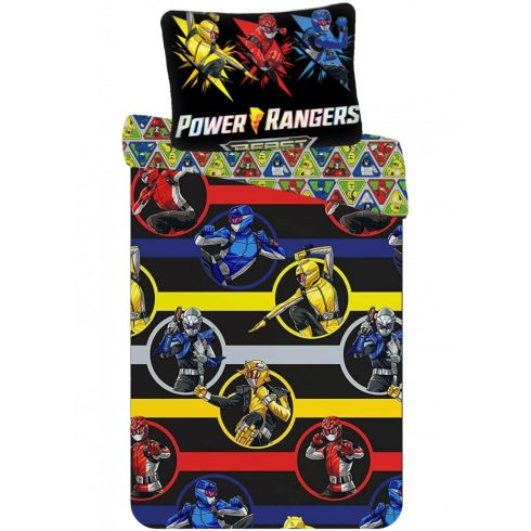 Power Rangers Beast gyerek, ovis ágyneműhuzat 100×140cm, 40×45 cm