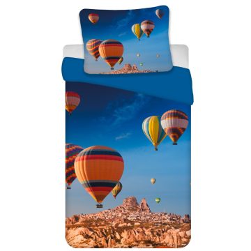   Hőlégballon Over the Horizon ágyneműhuzat 135×200cm, 80×80 cm