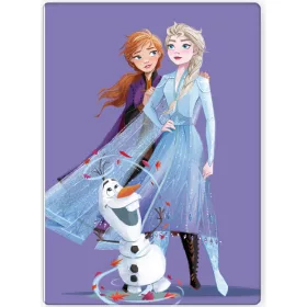 Disney Frozen Fleecedecke, lila, 100 x 140 cm