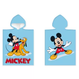 Disney Mickey und Pluto Strandtuch-Poncho 50x100 cm