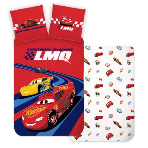 Disney Verdák Racing Hero gyerek, ovis ágyneműhuzat 100×135 cm, 40×60 cm
