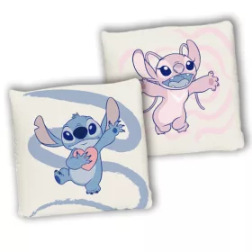   Disney Lilo & Stitch, Kissen für Hundeliebhaber, Dekokissen 40x40 cm