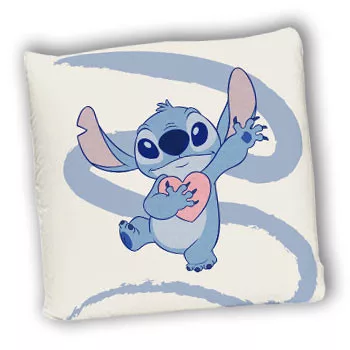 Disney Lilo & Stitch, Kissen für Hundeliebhaber, Dekokissen 40x40 cm