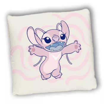 Disney Lilo & Stitch, Kissen für Hundeliebhaber, Dekokissen 40x40 cm
