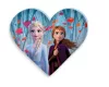 Disney Frozen Blattkissen, Dekokissen 35x30 cm aus Velours