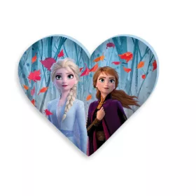 Disney Frozen Blattkissen, Dekokissen 35x30 cm aus Velours