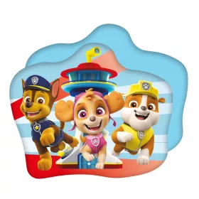Paw Patrol Turm-Kissen, Dekokissen 35x28 cm aus Velours