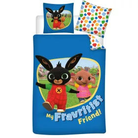   Bing Fravritist Kinder- und Babybettwäsche-Set 100×135cm, 40×60 cm