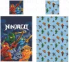 Lego Ninjago Elemental Wonders gyerek, ovis ágyneműhuzat 100×135 cm, 40×60 cm