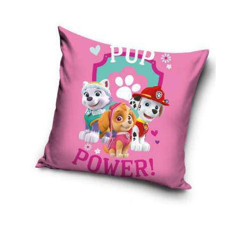 Mancs Őrjárat Pup Power párnahuzat 40x40 cm Velúr