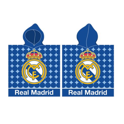 Real Madrid Los Blancos strand törölköző poncsó 55x110 cm (Fast Dry)