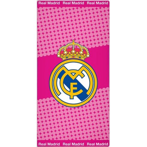Real Madrid Pink fürdőlepedő, strand törölköző 70x140cm