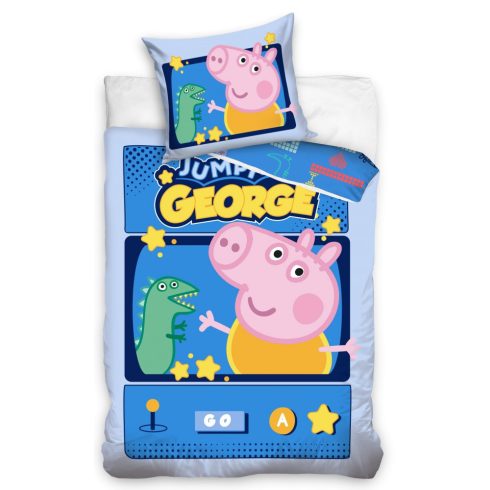 Peppa malac Arcade Machine ágyneműhuzat 140*200cm, 70*80 cm