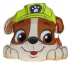 Paw Patrol Rubble Kissen, Dekokissen 40x37 cm Velours
