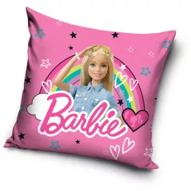 Barbie Rainbow párnahuzat 40x40 cm Velúr