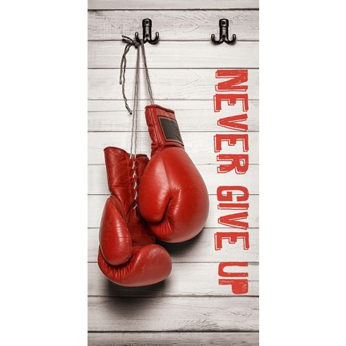 Never give up Box fürdőlepedő, strand törölköző 70x140cm