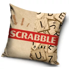 Scrabble Board Game párnahuzat 40x40 cm