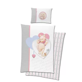   Disney Winnie Puuh Vintage Kinderbettwäsche-Set, 100×135 cm, 40×60 cm