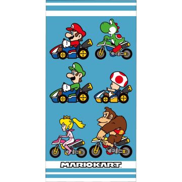   Super Mario Mariokart fürdőlepedő, strand törölköző 70x140cm