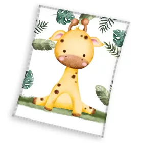 Giraffe Necky Korallenfleece-Decke 110x140cm