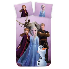   Disney Frozen Freundschaft Kinderbettwäsche-Set, 100×140 cm, 40×45 cm