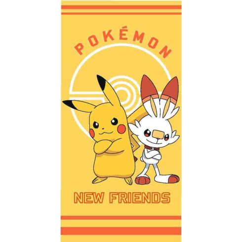 Pokémon New Friends fürdőlepedő, strand törölköző 70x140cm
