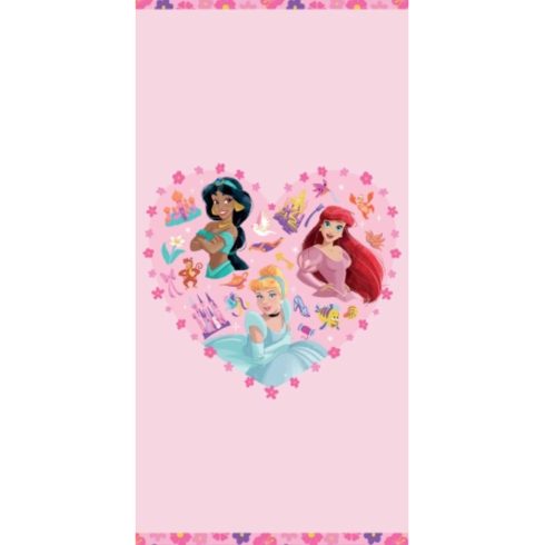 Disney Hercegnők Heartfelt Friendship fürdőlepedő, strand törölköző 70x140cm