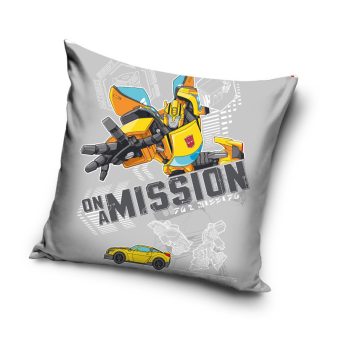 Transformers Mission párnahuzat 40x40 cm Velúr