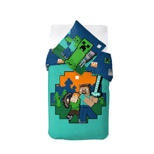 Minecraft Diamond Defender ágyneműhuzat 140×200cm, 70×90 cm