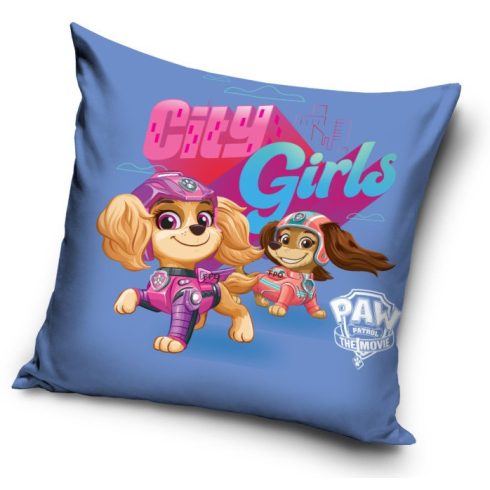 Mancs Őrjárat City Girls párna, díszpárna 40 x 40 cm