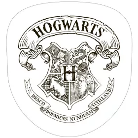   Kissen in Form des weißen Harry-Potter-Wappens, Dekokissen 34 x 36 cm