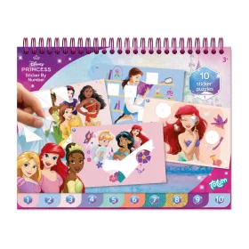 Disney Princess Story Puzzle-Sticker- und Malset