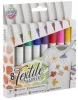 Színes Moxy textil filctoll 8 db-os