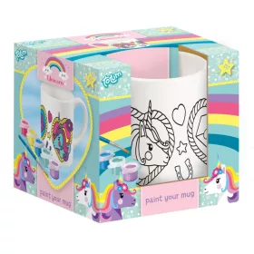   Unikornis Heart festhető porcelán bögre 235 ml Díszdobozban