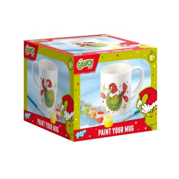   A Grincs Dr Seuss festhető porcelán bögre 235 ml Díszdobozban