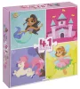 Lányos Fantasy 4 az 1-ben puzzle
