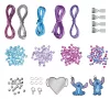 Disney Lilo és Stitch, A csillagkutya Purple charm karkötő készítő szett