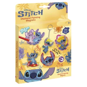   Disney Lilo és Stitch, A csillagkutya Surf gyémántszemes mágneses szett