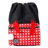 Disney Minnie Schultasche, grau, mit Bommel, 42 cm